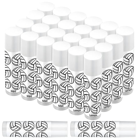 24 Pcs Volleyball Lip Balm Volleyball Supplies