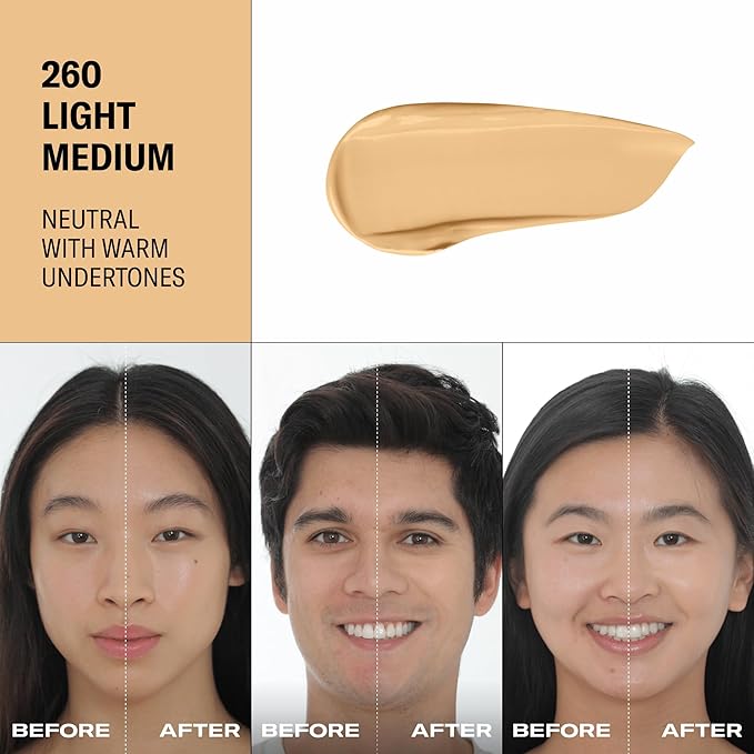 Youthforia Date Night Skin Tint Serum Foundation, Light-Medium Warm Undertones