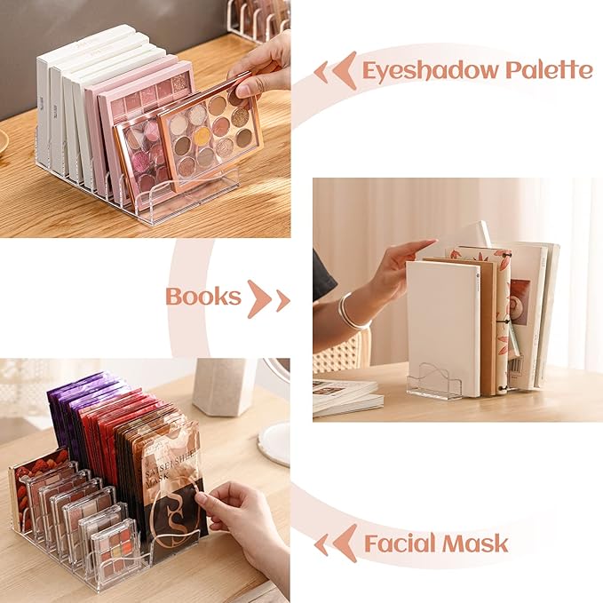 FLMOUTN 2 Pack Makeup Pallet Organizer Eyeshadow Palette