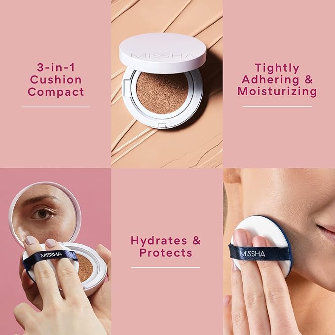Missha Magic Cushion Moist Up No. 21 Light Skin Types