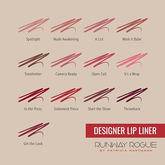 Runway Rogue Designer Liner Lip Pencil, Matte Medium Lip