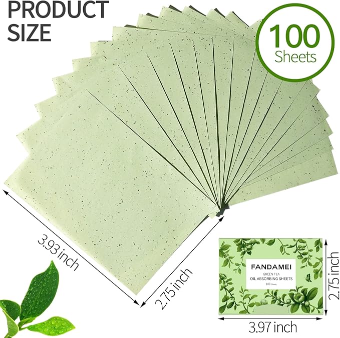 FANDAMEI Oil Blotting Sheets For Face, Oil Blotting 200 Counts