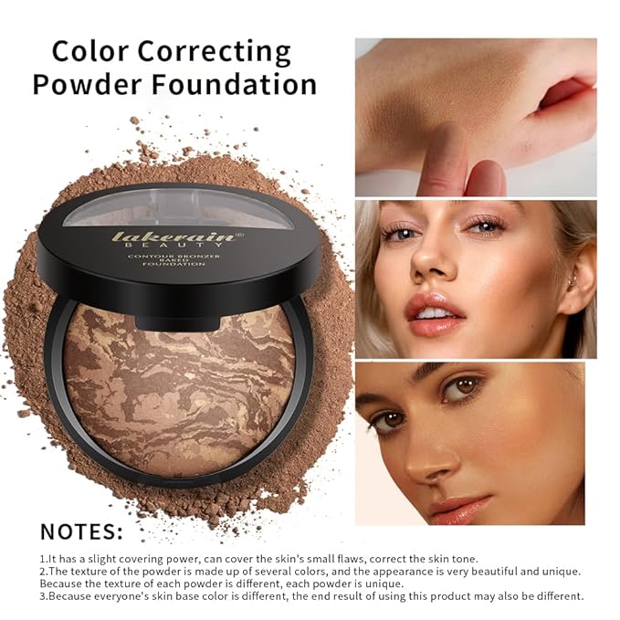 Baked Brighten Foundation, Coror Correcting Baked Balance Foundation,Buildable