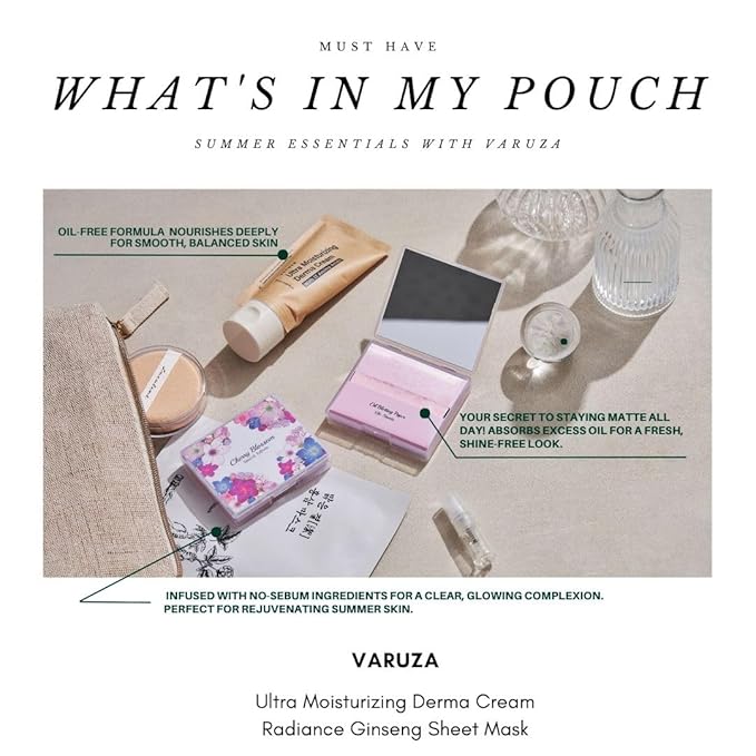 [400 Counts + Mirror Case] Cherry Blossom Natural