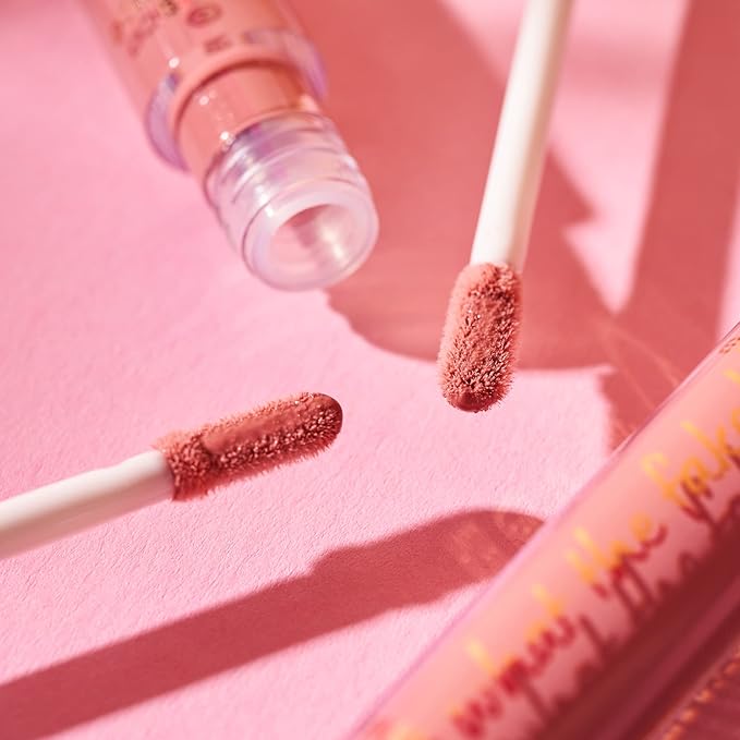 essence | What the Fake! Plumping Lip Filler | Volumizing Lip Gloss Made With Hyaluronic Acid and Vitamin E | Vegan & Cruelty Free, Gluten Free | Free From Fragrance & Parabens (02 | Oh My Nude!)