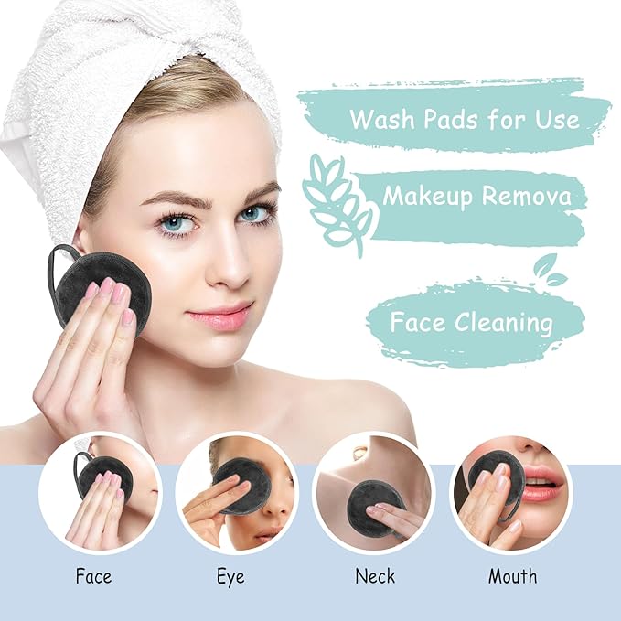 20 packs reusable makeup remover