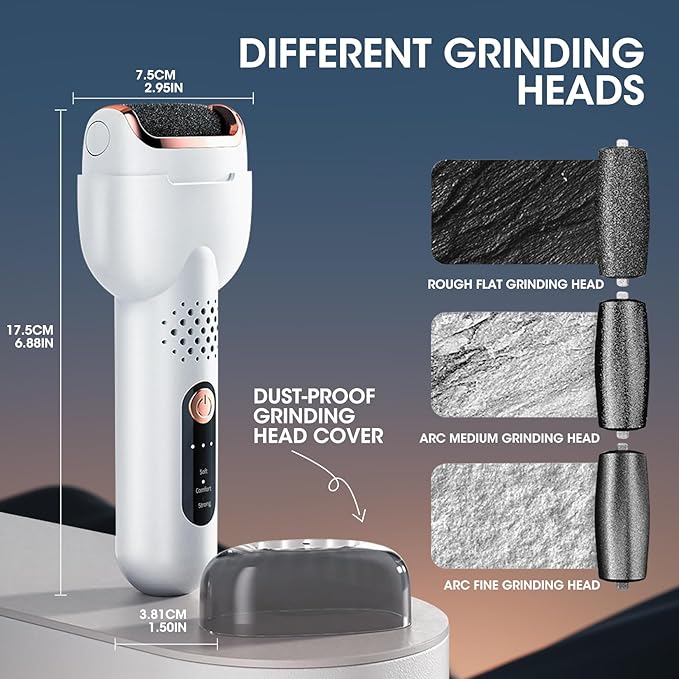 krofaue Electric Callus Remover for