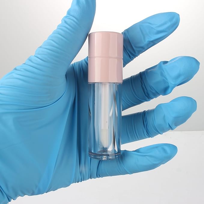 COSIDEA 20pcs Round 4ml 0.13oz Pink Empty lip 4ml