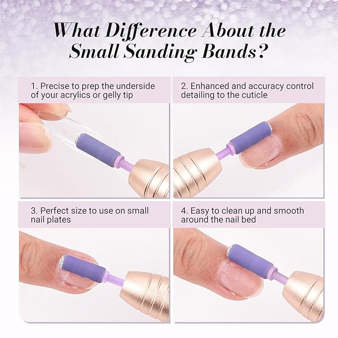 Melodysusie 50 pcs nail drill