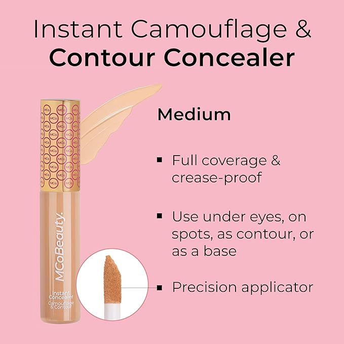 MCoBeauty Instant Concealer Camouflage & Contour, Medium, Perfecting