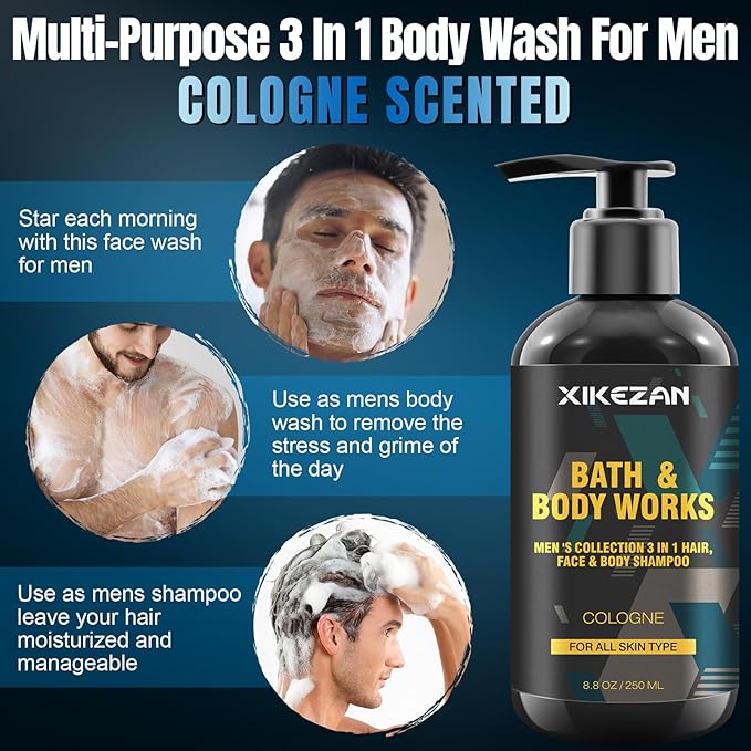 Gifts for Men,Mens Body Wash Gift Cleansing