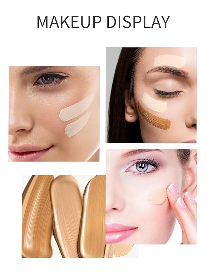 QIC Waterproof Matte Concealer BB Liquid Foundation Cream 102# Nude 30ml
