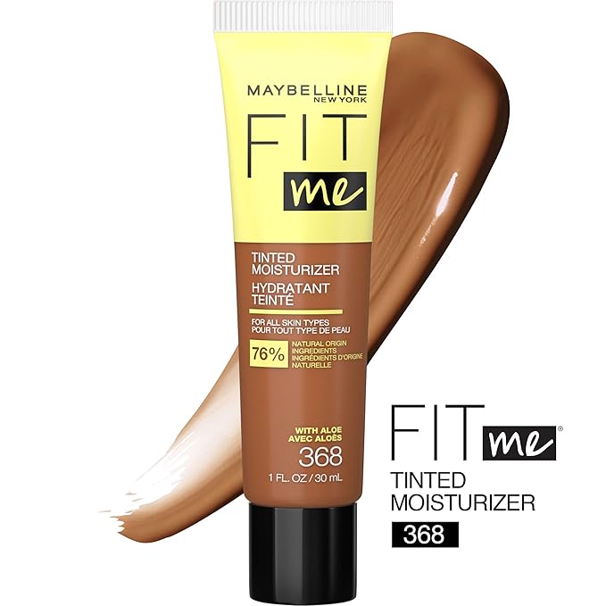 Maybelline Fit Me Tinted Moisturizer, Natural Coverage, Face 1 Count