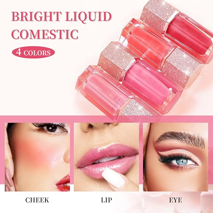 Cream Blush, Coral Pink, Full Coverage, Matte Finish, Ounce, Palette