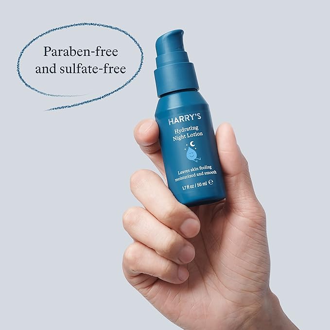 Harry's Hydrating Night Lotion, Night Moisturizer for Face, Lightweight 1.7 Fl Oz, 2 Pack