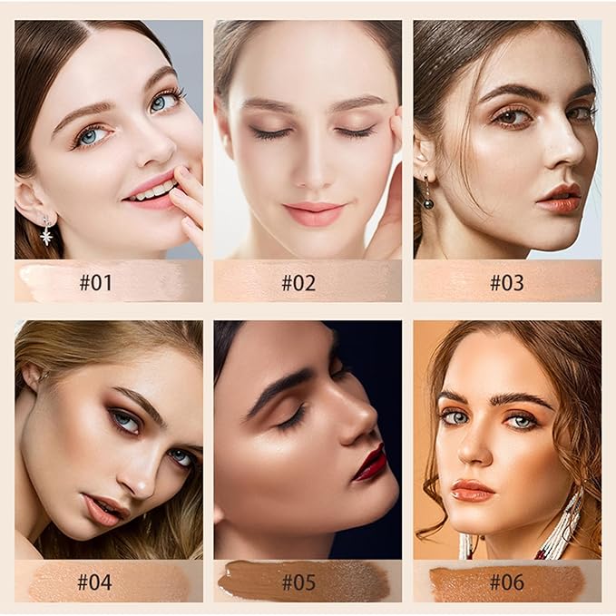 Full Coverage Liquid Matte Concealer Multi-Use Contour Concealer Lasting Makeup(03#)