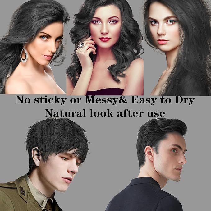 Black Hair Color Wax, Temporary