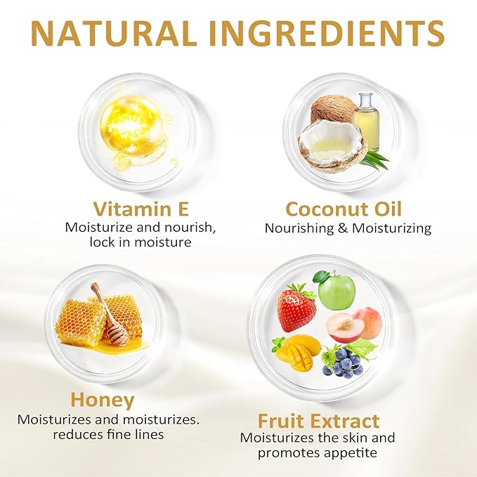 DMSKY 6 PCS Bee Lip Balm