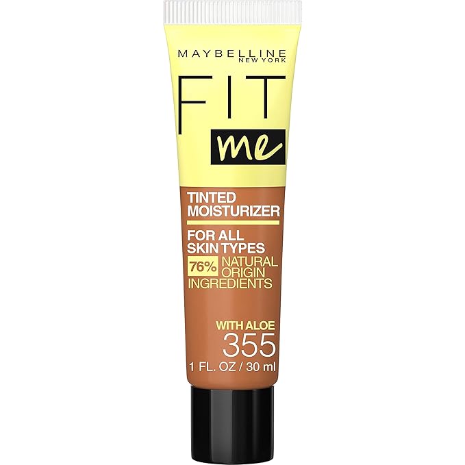 Maybelline Fit Me Tinted Moisturizer, Natural Coverage, Face 1 Count