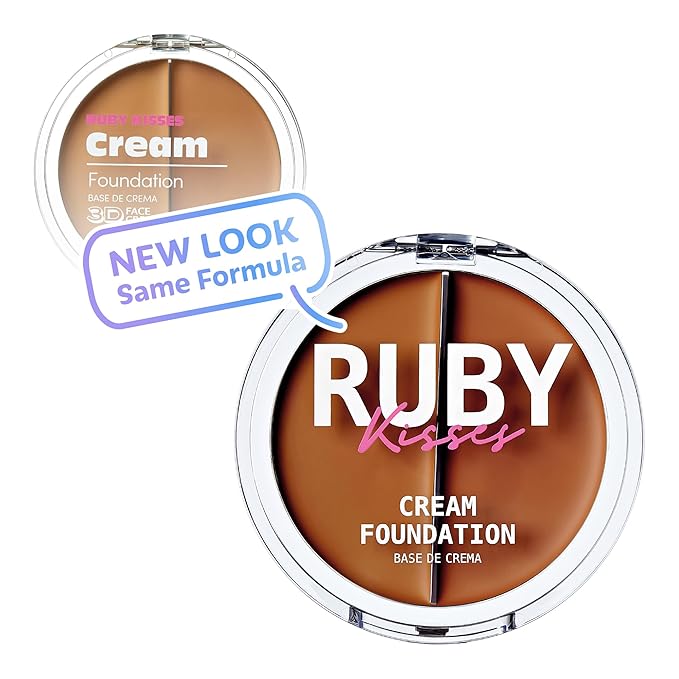 Ruby Kisses 3D Face Creator Cream Foundation & (Level 10)