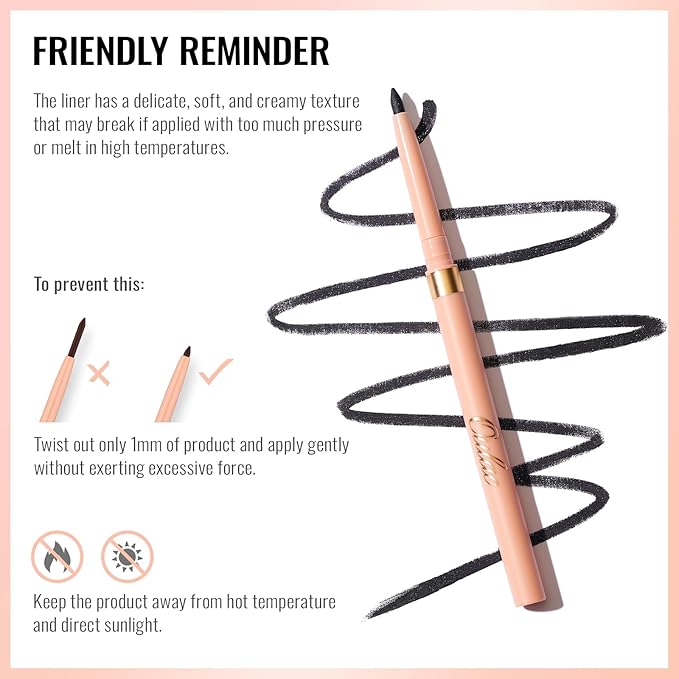 Oulac Waterproof Lipliner Pencil - Smooth and Creamy, Retractable Lip Makeup for Precision Application, Vegan & Cruelty-Free, LL05 Seductive