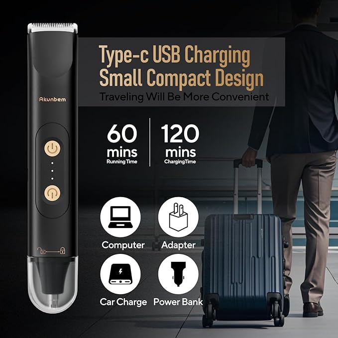 All in 1 Groin & Body Hair Trimmer for Men Bikini Trimmer Women Electric Ball Pubic Shaver IPX7 Waterproof Wet & Dry Use Versatile Shaver for Temple Groin Nose Ear Hairs Beard, Black