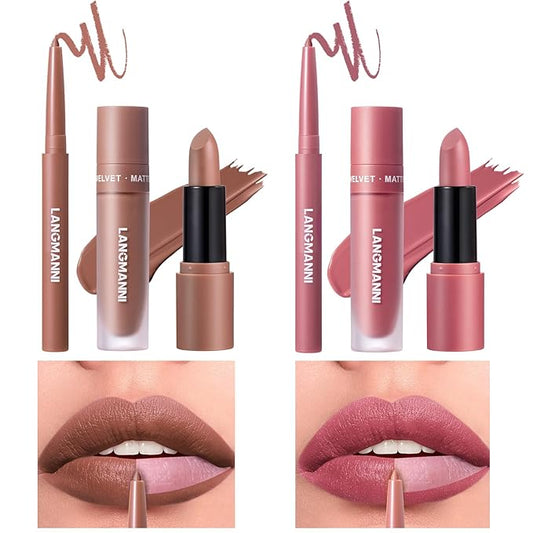 Jolilab 6 in 1 Matte Velvet Lipstick Set-Lip