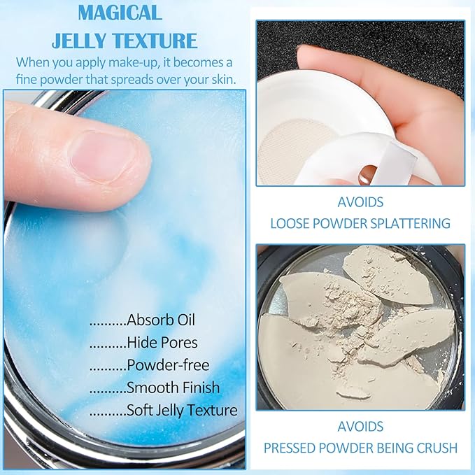 Oil Control Pressed Setting Powder, Matte Soft Jelly