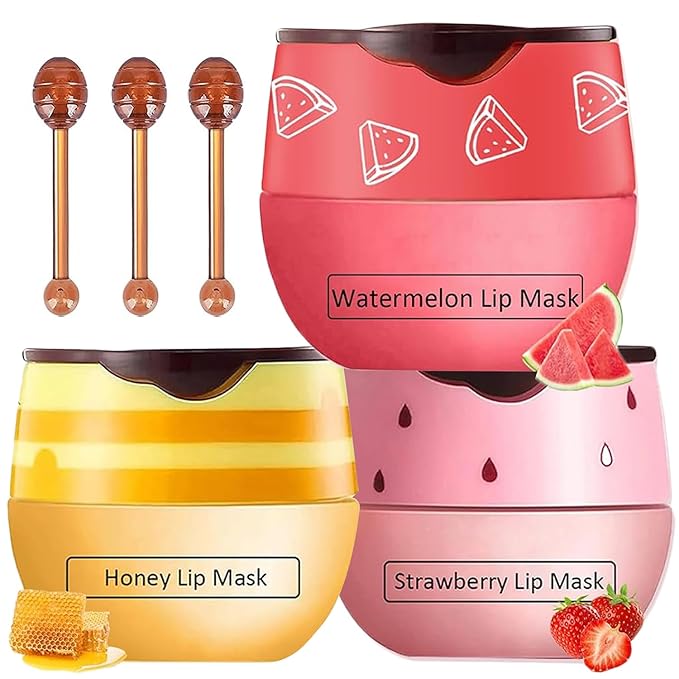 3 PCS Bee Lip Mask Honey Watermelon