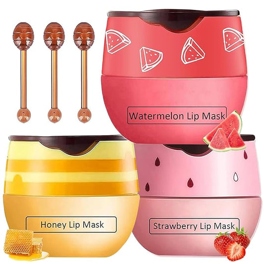 3 PCS Bee Lip Mask Honey Watermelon