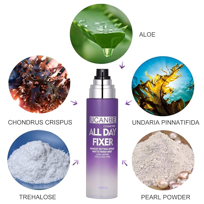 UCANBE Makeup Setting Spray - Matte Finishing Spray 6.7 Fl Oz