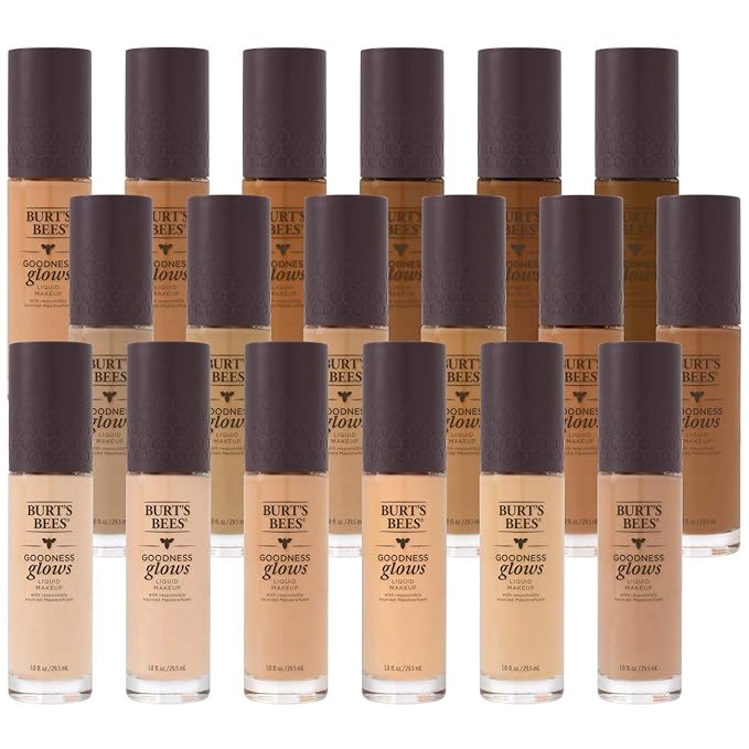 Burt's Bees Goodness Glows Liquid Makeup, Chestnut -