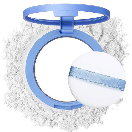 Oil Control Face Pressed Powder,Matte Smooth Flawless Setting 0.35Oz