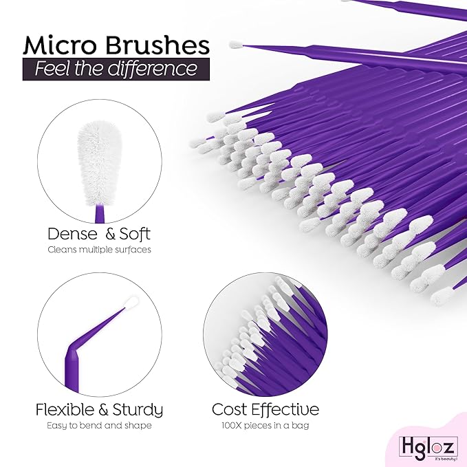 Microswabs for eyelash extensions pack