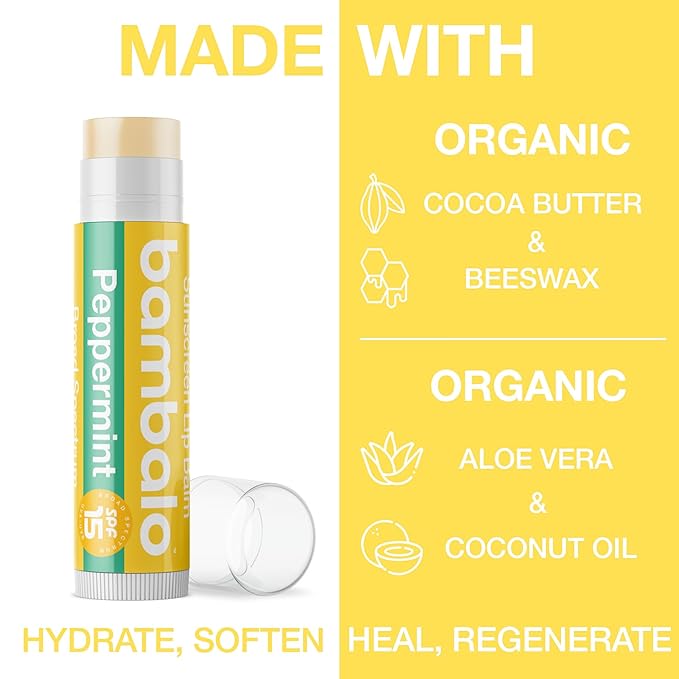 4-Pack Peppermint SPF 15 Lip Balm