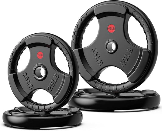 GIKPAL Weight Plates 2-inch Olympic (10lb 25lb 25lb 35lb 35lb 45lb) 45lb)