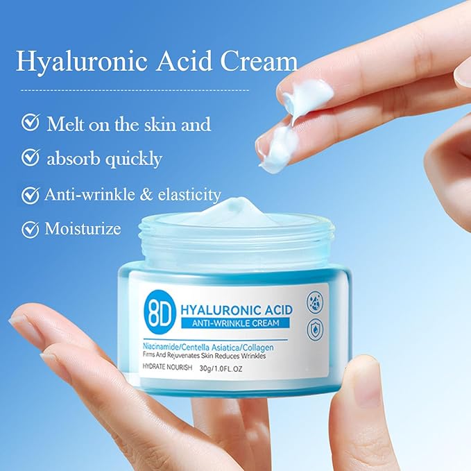 8D Hyaluronic Acid Face Care Set, Hydrating