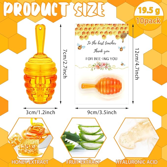 10 Pcs Teacher Appreciation Lip Balm Lasting