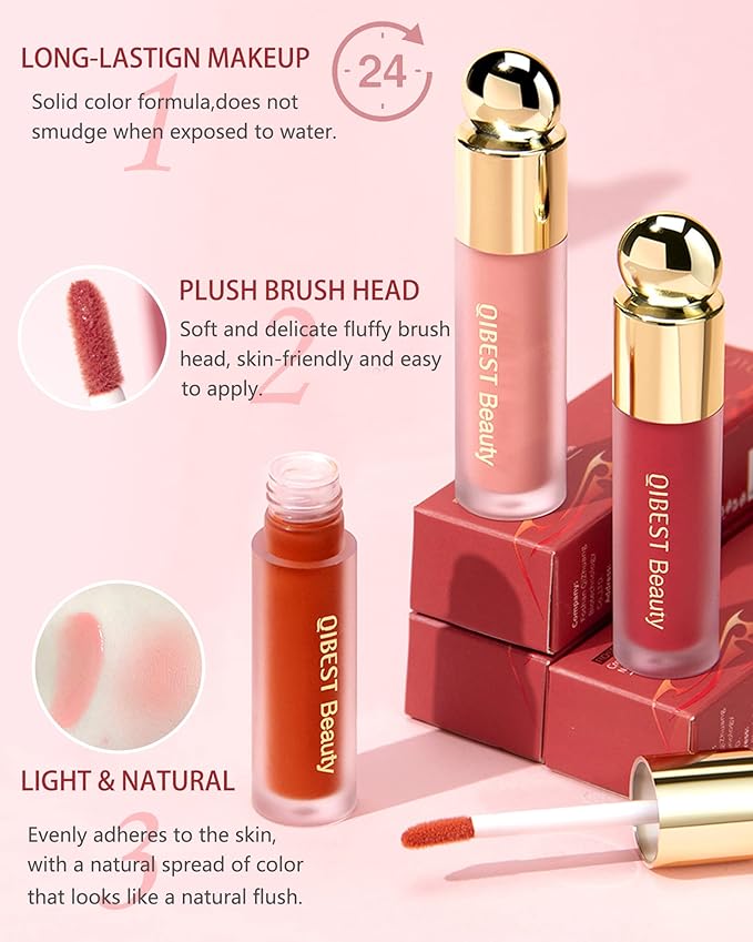 Liquid Blush Wand, Creme Matte Finish Looking, Dewy -# 03