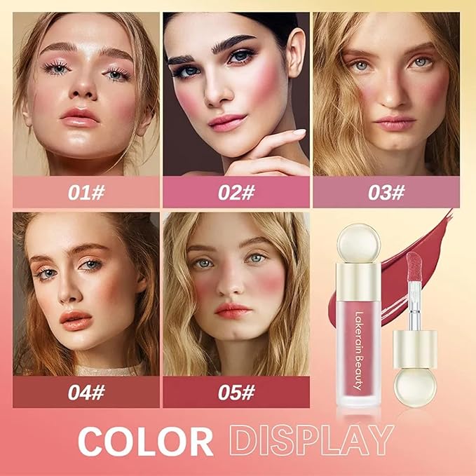Liquid Blush Makeup, Soft Cream Liquid Blush Makeup Cosmetics (05#)