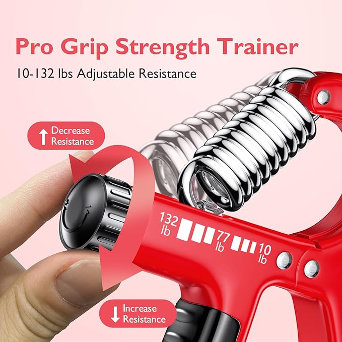 FitBeast Grip Strengthener Forearm Strengthener 10-132 lbs (1 Piece)