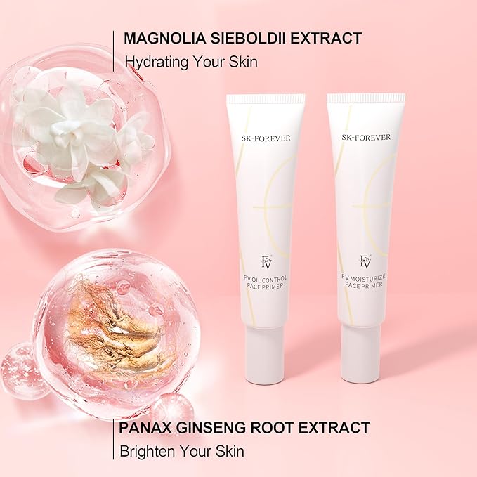 FV Oil-Control Primer, Long-Lasting Hydrating Formula with Matte