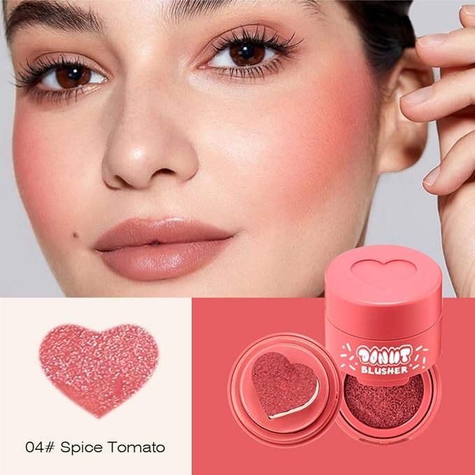 Cream Liquid Blush for Cheeks, Stamp Blush Pink Dewy Finish