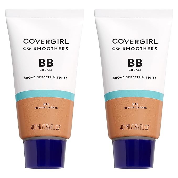 COVERGIRL Smoothers Bb Cream, Medium To Dark 815, 2 Count