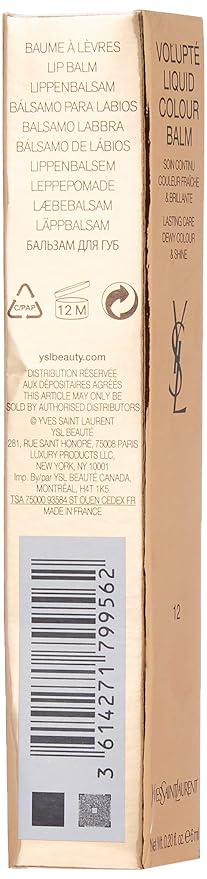 Yves Saint Laurent Volupte Liquid Colour Balm, 12