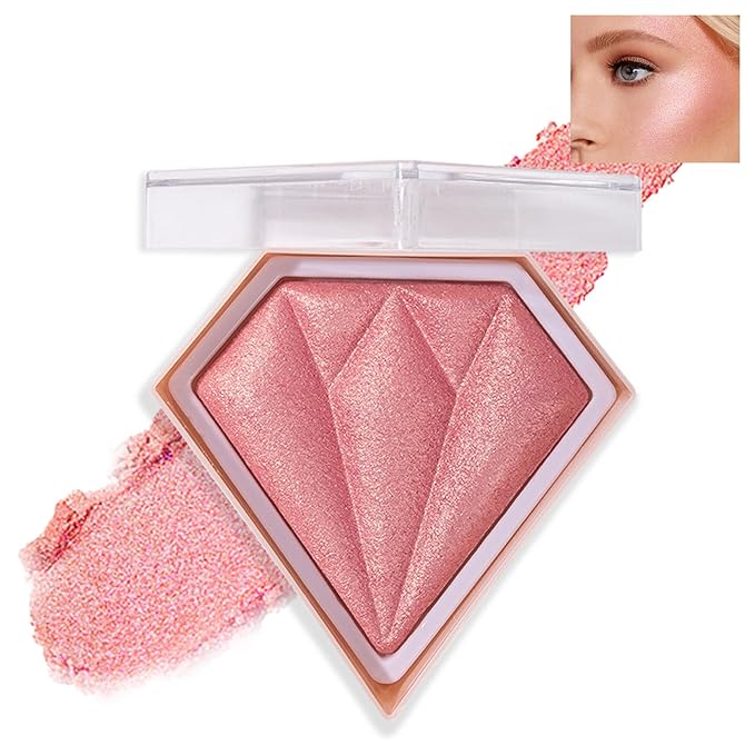White Highlighter Makeup Palette Face Highlighter Powder Iluminadores Mermaid Color