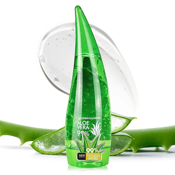99% Organic Aloe Vera Gel,Aloe Vera Soothing Gel,Natural Moisturizing Lotion for Soothing Skin Care,Long Lasting Moisturizing body Lotion,After Sun Skin Care Cream for Face and Skin (260ml)