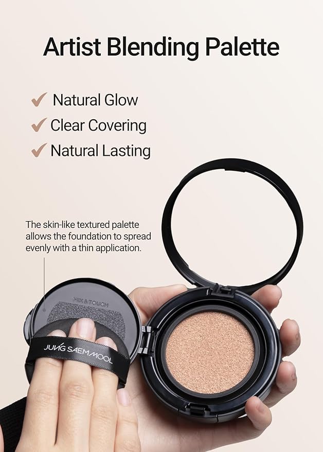 [JUNGSAEMMOOL OFFICIAL] Essential Skin Nuder Cushion (Light) | Cream Foundation