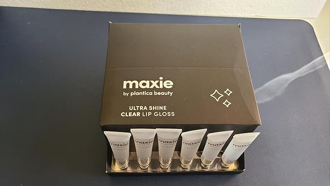 Maxie by Plantico Beauty Clear Lip Polish bulk (12 Pieces) CLEAR/ALOE (Original Clear, 12 PCS)