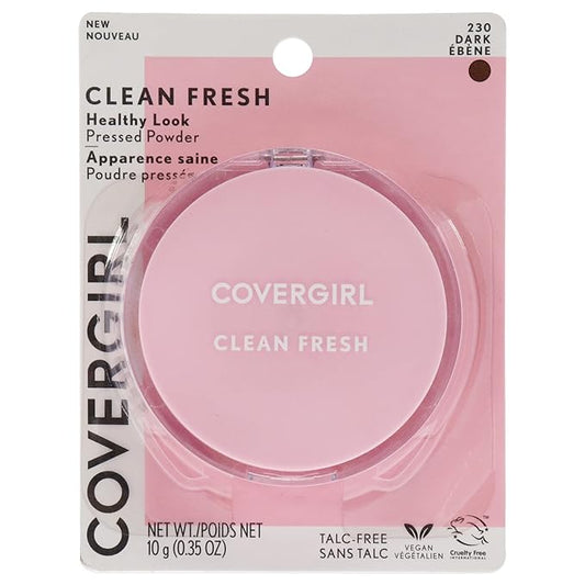 COVERGIRL Clean Fresh Pressed Powder, Dark, 0.35 Oz 0.35 Oz